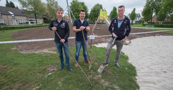 Lekker spelen op nieuwe veldjes in Milheeze