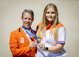 Amalia heeft een sympathieke boodschap voor de Olympische sporters