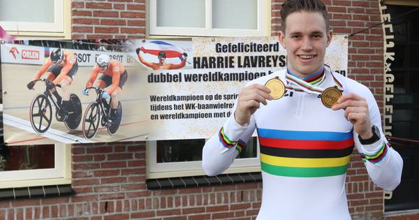 Harrie Lavreysen, krachtpatser van de Kempen, terug in Luyksgestel met twee gouden medailles - Eindh