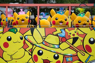 Pikachu verovert de straten van Yokohama in jaarlijkse parade