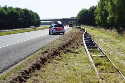 Rijstrook A18 tot 16.00 uur dicht wegens opruimen diesel