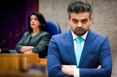 Kamervoorzitter Arib en 
Kuzu leggen ruzie bij