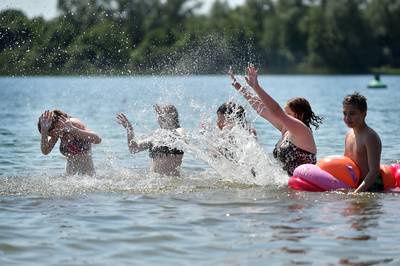 Bacterie in recreatieplas De Groene Heuvels: zwemmen is onverstandig