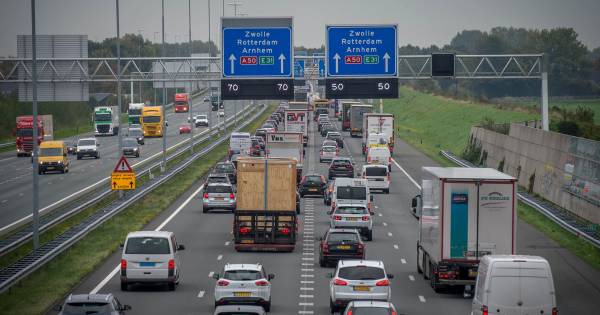 A50 in file top-10 ANWB: ‘Gelderland en Noord-Brabant moeten verbreding voorfinancieren’