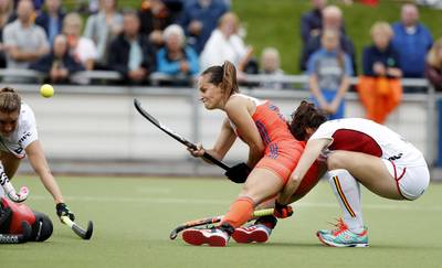 Hockeysters onderuit tegen België