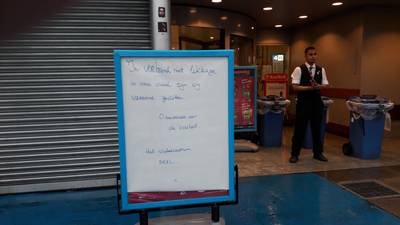 AH XL Ede eerder dicht na wateroverlast door wolkbreuk