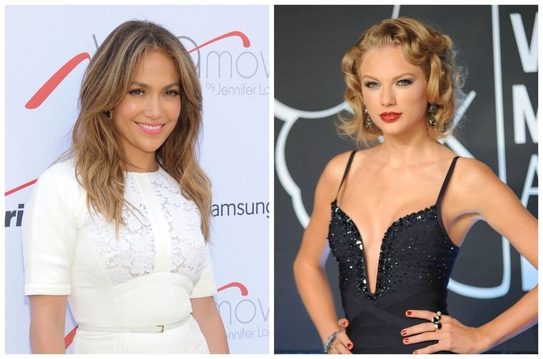 Jennifer Lopez en Taylor Swift nemen duet op Celebrities HLN