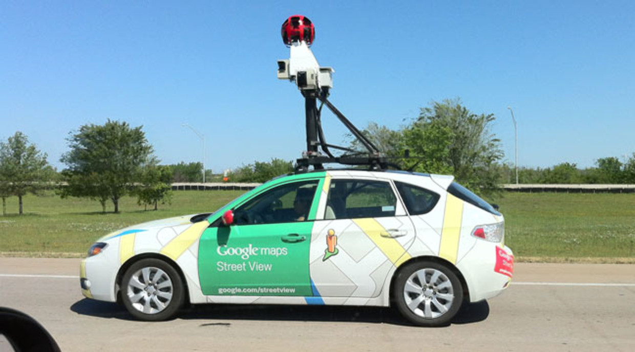 Streetviewauto's van Google brengen nu ook luchtvervuiling in beeld