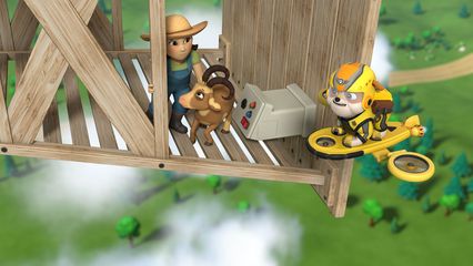 10. Liberty's bergredding & Pups redden een vliegende boerin Yumi