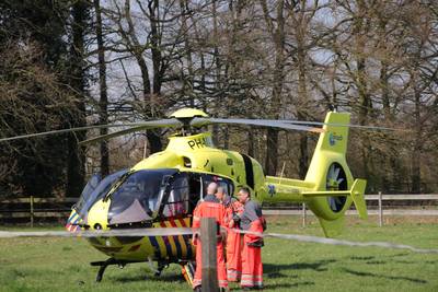 Traumahelikopter ter plaatse na ongeluk in Rhenen