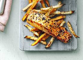 OOSTERSE ZALM & groentefriet uit de airfryer