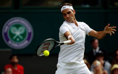 Federer simpel naar recordzege op Wimbledon