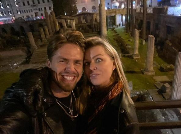 André Hazes en Bridget Maasland op Instagram