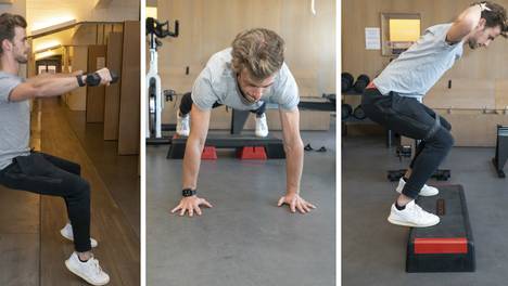 Kinesist toont hoe je spieren kweekt door stil te staan: “Ook professionele sporters gebruiken isometrische oefeningen” 