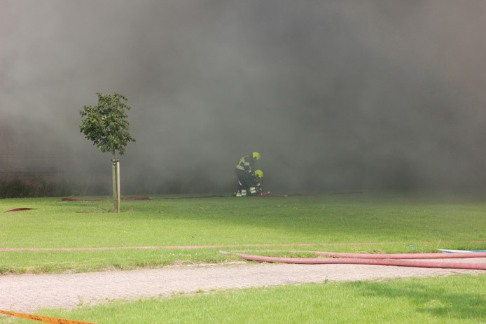 Grote brand in Erichem.