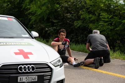 Le message rassurant de Geraint Thomas après sa chute au Tour de Suisse