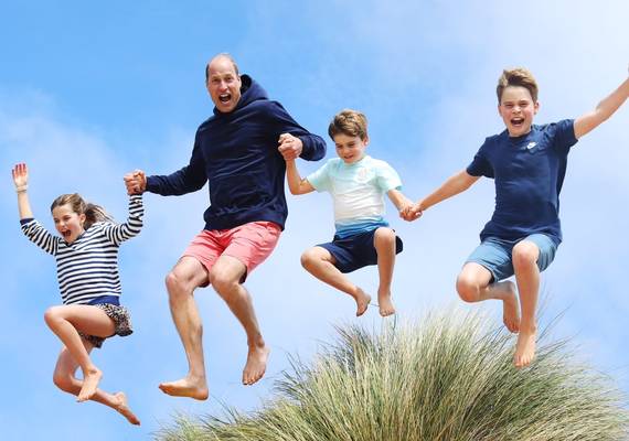 Nog even over die leuke foto van prins William en zijn kinderen 