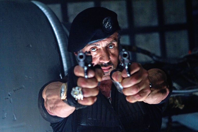 Op de foto: Sylvester Stallone (Barney Ross).