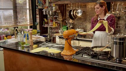 101. Pasta met gemarineerde kip