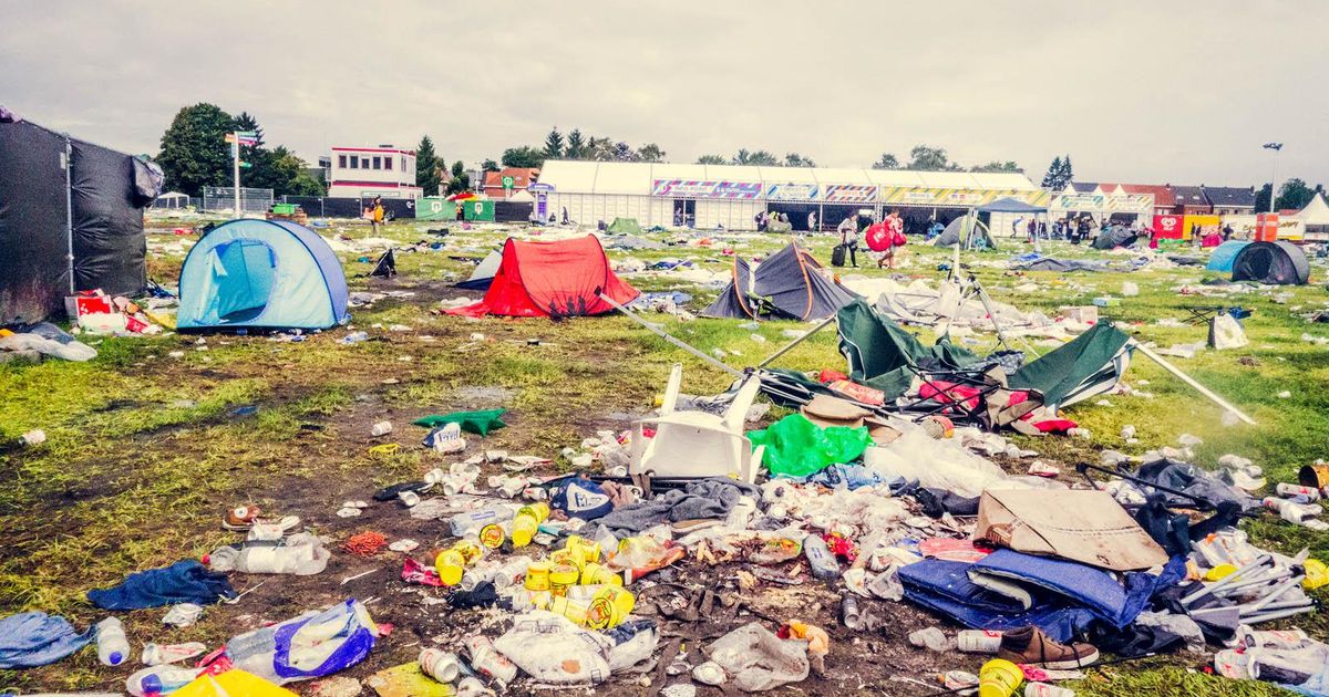 Afbeeldingsresultaat voor vuilnis in Werchter