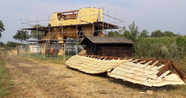 Kunstwerk de Melkfabriek in Esbeek krijgt vorm