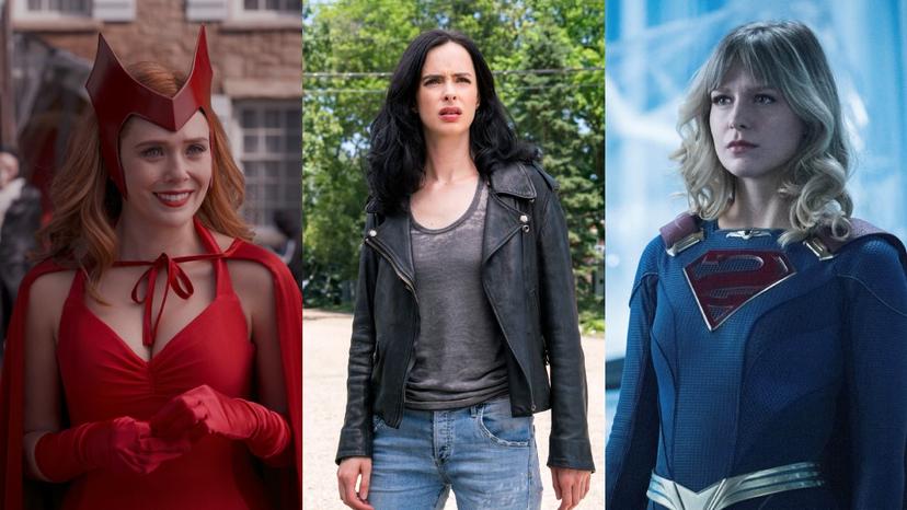 Wanda Maximoff, Jessica Jones, Supergirl