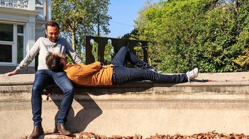 Christophe (38) uit ‘Blind Getrouwd' toont z'n nieuwe vriend voor het eerst aan de wereld