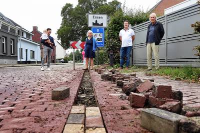 De grens tussen Nispen en Essen schuift een stukje op: 180 centimeter naar België
