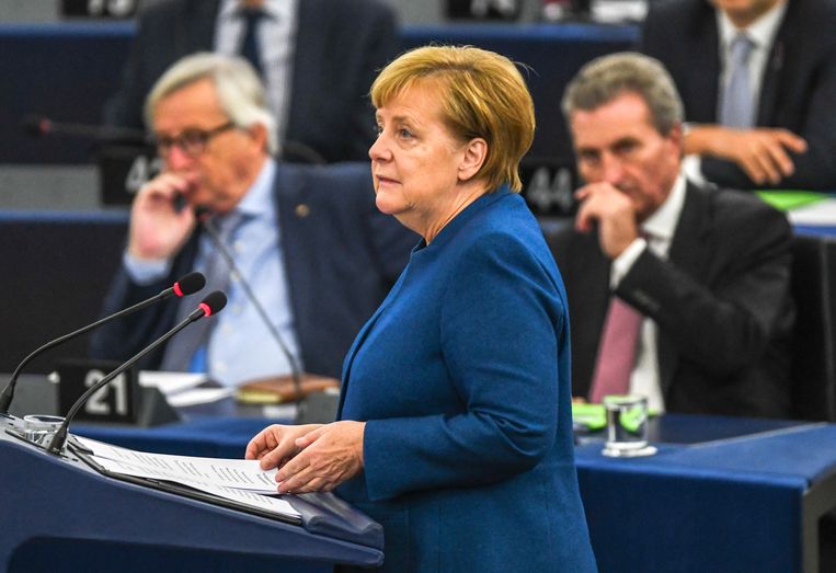 Speechte Angela Merkel voor het laatst de sterren van de ...