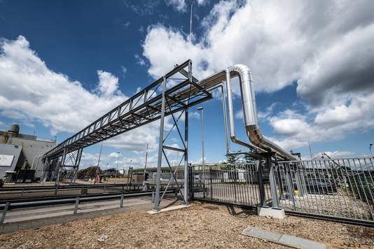 Een biomassacentrale in Cuijk