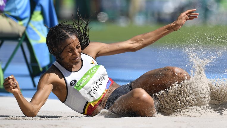 Nafi Thiam met sprong van alles of niets weer op kop in ...