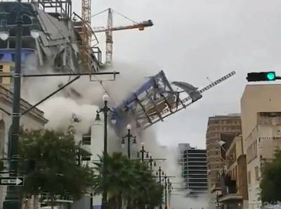 Bijna voltooid hotel in New Orleans ingestort: één dode, twee vermisten en ettelijke gewonden