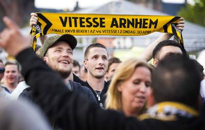 Vitesse-supporters mijden uit protest de Kuip
