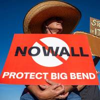 Bouw deel grensmuur met Mexico in nationaal park Texas stilgelegd na breedgedragen kritiek