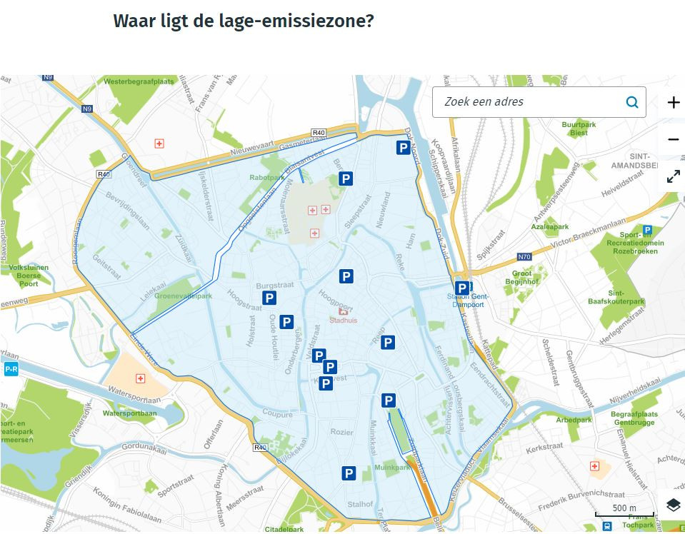 Veel oudere auto’s mogen vanaf 1 januari Antwerpen en Gent niet meer in