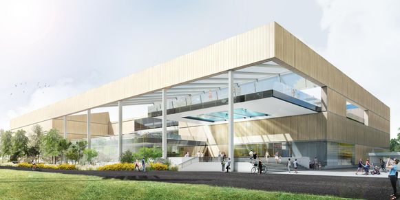 Nieuw Zwembad Krijgt Doorkijkbodem Antwerpen In De Buurt Hln
