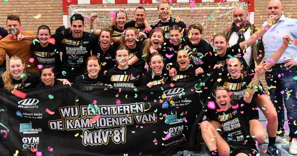 Handbalsters MHV'81 grijpen titel in sfeervol De Looierij