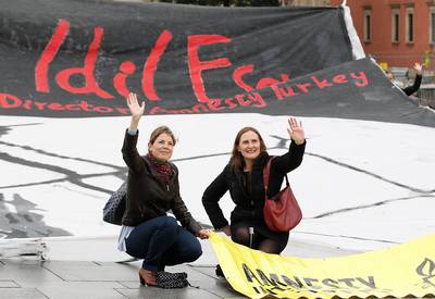 Turkije wil hoge straffen voor Amnesty-activisten