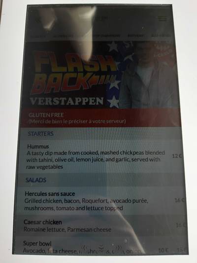 Een Schumi-burger of een Pizza Panis, in Monaco kan het allemaal