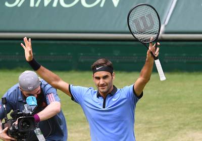 Federer in Halle nu wel langs telg van familie Zverev