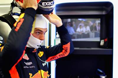 Verstappen over crash: Ik kreeg ineens 150 pk extra