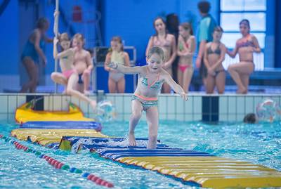 Vakantie én...goede voornemens in zwembad Wageningen