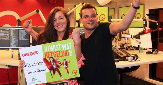 Liesanne Raadt Het Geluid Van Qmusic En Wint 51 500 Euro Tv Radio Ad Nl