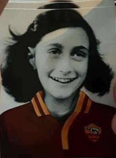 Opschudding over antisemitische Anne Frank-stickers Lazio-fans