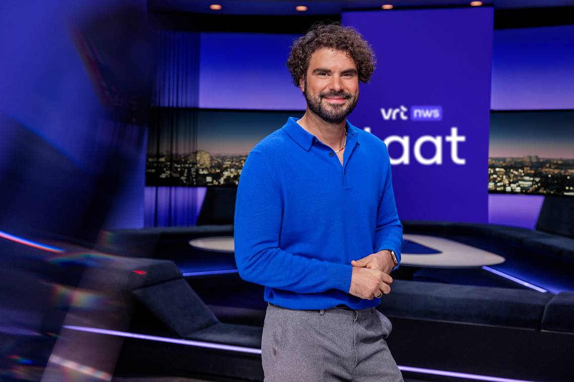 Riadh Bahri: ‘Die hele uitzending stuikte in elkaar, en in mijn oortje bleef het bangelijk stil, dus ik wist dat er in de regiekamer blinde paniek was’