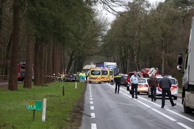 Dodelijk ongeval op N35, weg in beide richtingen dicht