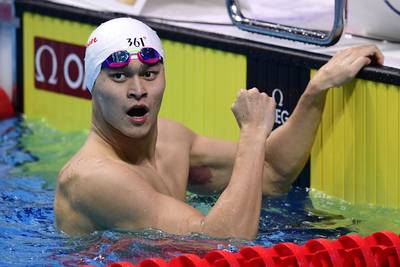 Sun pakt wereldtitel op 200 meter vrije slag