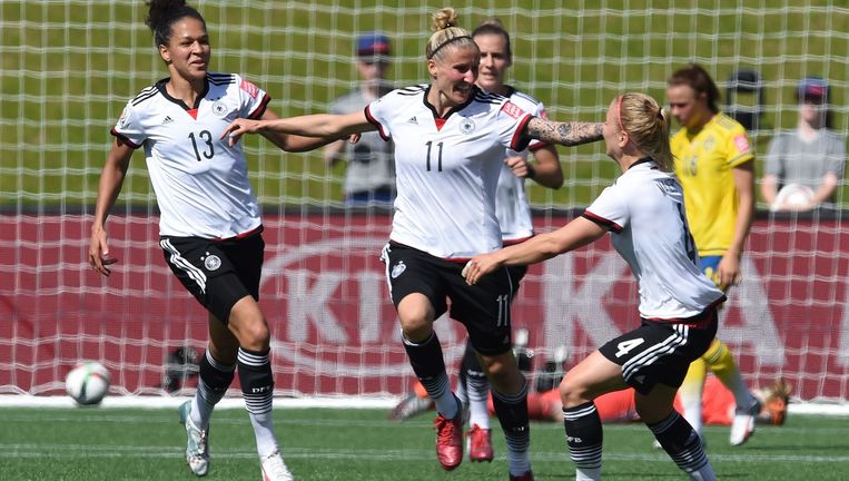 Duitse Vrouwen Met Machtsvertoon Naar Kwartfinale Het Parool