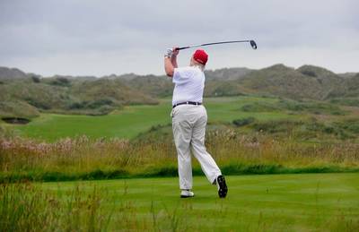Set golfclubs van Donald Trump onder de hamer
