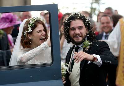 Kit Harington en Rose Leslie zijn getrouwd